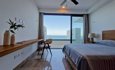 Departamento de lujo en primera fila con vista al mar en Telchac Puerto, Mérida
