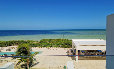 Departamento de lujo en primera fila con vista al mar en Telchac Puerto, Mérida
