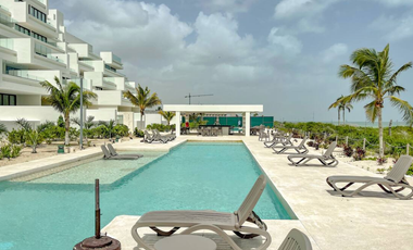 Departamento de lujo en primera fila con vista al mar en Telchac Puerto, Mérida