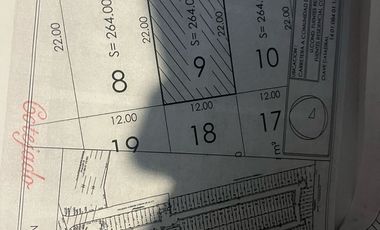 2 terrenos planos de 264 m2 en Fuentes Residencial en oportunidad