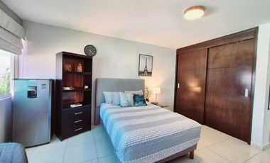 Habitación amueblada para ejecutivo con servicios en Residencial Gran jardín