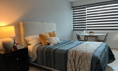 Estudio AmuebladO para ejecutivo con servicios en Residencial Gran jardín