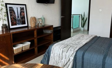Estudio AmuebladO para ejecutivo con servicios en Residencial Gran jardín