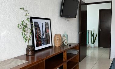 Estudio AmuebladO para ejecutivo con servicios en Residencial Gran jardín