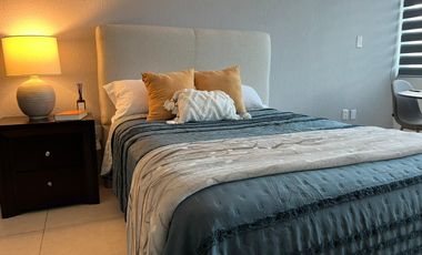 Estudio AmuebladO para ejecutivo con servicios en Residencial Gran jardín