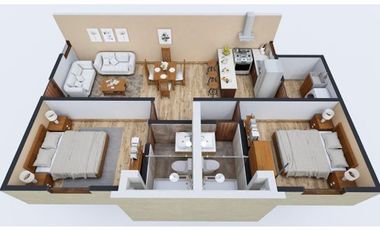 DEPARTAMENTO NUEVO PARQUE DEL ÁRTE