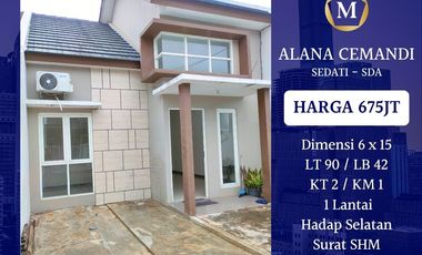 Rumah Murah Perumahan Alana Cemandi Sedati Sidoarjo dkt Juanda OERR