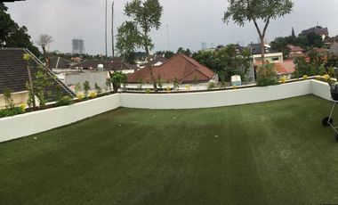 Rumah Model Mezanine 4 Lantai, 500 meter ke Kemang Raya, ada rooftop