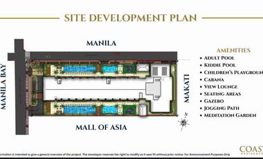 Spacious 2BR Condo Unit For Sale with Manila Bay view in Coast Residences Roxas Blvd