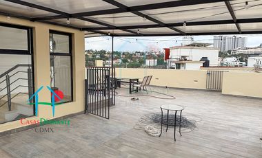 Casa en Renta en CDMX con Rooftop y Family Room