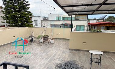 Casa en Renta en CDMX con Rooftop y Family Room