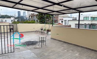 Casa en Renta en CDMX con Rooftop y Family Room