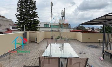 Casa en Renta en CDMX con Rooftop y Family Room
