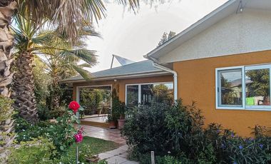 ESTUPENDA PARCELA CON CASA CERCANA A LA RUTA 68 SECTOR LOLENCO