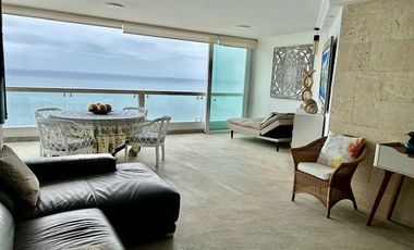 HERMOSO DEPARTAMENTO EN VENTA FRENTE AL MAR EN SALINAS