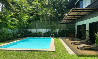 Move-In with pool Fully Furnished House for Rent in Ayala Alabang