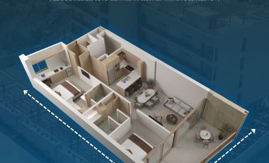 Condominios preventa con esquema lock-off opciones vista al mar zona de alta plusvalía