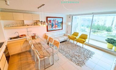 Sincrónica Propiedades Arrienda Hermoso departamento en laguna Bahía, Algarrobo