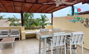 Casa en Venta en Terrasol Acapulco con Roof Garden y Jacuzzi
