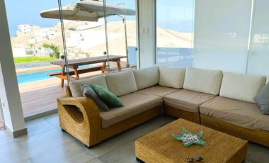 CASA DE PLAYA EN VENTA US$ 215,000, PLAYA LA HONDA KM 124  PAN SUR