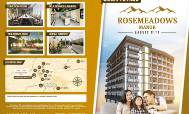Pre-selling Condominium Unit for Sale in Rosemeadows Manor, Baguio City
