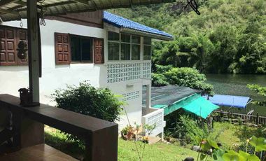 🏡 Luxury Riverside Home for Sale on the River Kwai Yai | 1 Rai | Ready to Move In | Only 15 Million Baht
📍 Near Erawan Waterfall, Kanchanaburi