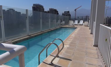 Arriendo Departamento 1dorm+1 baño+ escritorio, Metro Parque Almagro