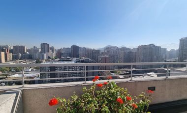 Arriendo Departamento 1dorm+1 baño+ escritorio, Metro Parque Almagro