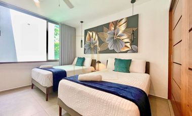 OPORTUNIDAD PRECIOSO APARTAMENTO CON LOCK-OFF AMUEBLADO EN VENTA - ALDEA ZAMA