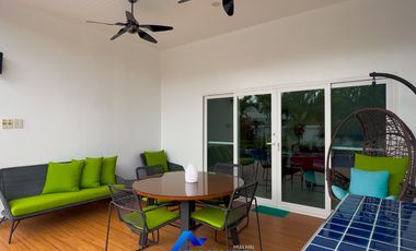 Modern L-Shaped 3-Bed Pool Villa at MODA Hua Hin Soi 112 – Fully Furnished