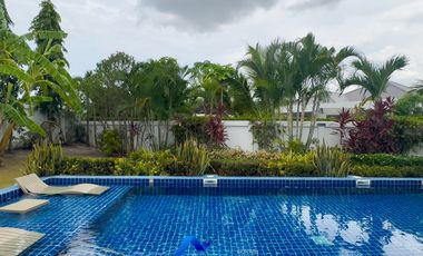 Modern L-Shaped 3-Bed Pool Villa at MODA Hua Hin Soi 112 – Fully Furnished