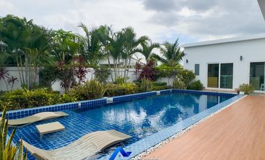 Modern L-Shaped 3-Bed Pool Villa at MODA Hua Hin Soi 112 – Fully Furnished