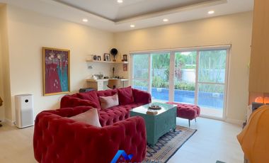Modern L-Shaped 3-Bed Pool Villa at MODA Hua Hin Soi 112 – Fully Furnished