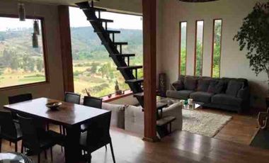 Se arrienda casa en condominio , en Tunquén , hermosa vista , Año corrido.