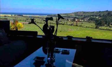 Se arrienda casa en condominio , en Tunquén , hermosa vista , Año corrido.