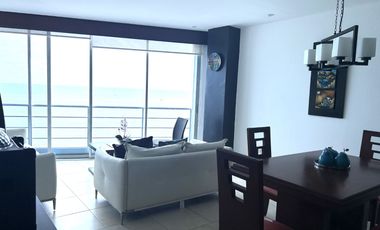 DEPARTAMENTO EN VENTA/ALQUILER CON VISTA AL MAR EN MALECON DE SALINAS