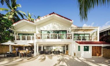 For Sale: Income Generating Beachfront Hotel/Villa w/ Restaurant & Bar in Malay, Boracay Island P475M
