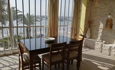 Ancón - Vendo lindo departamento frente al mar - 196m2, 4 dorm. terraza, un estacionamiento. US$170,000.00