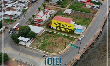 Terreno Frente al Mar en Bahía de Caráquez – Primera Línea