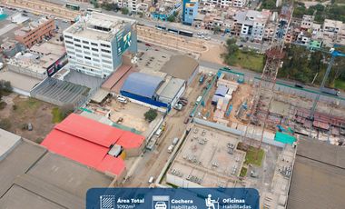 LOCAL COMERCIAL - INDUSTRIAL EN SJM, CERCA MALL DEL SUR Y NUEVA VIA EXPRESA SUR DE LIMA, AL LADO DE CIUDAD IDAT Y ZEGEL IPAE, AREA DE TERRENO 1,092 M2