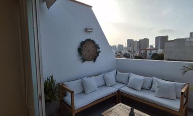 Alquila este exclusivo Tríplex Amoblado de 157 m² en el límite de Lince y San Isidro