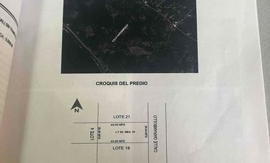 OFERTA SALE Terreno a 5 minutos del mar cerca de la Saladita