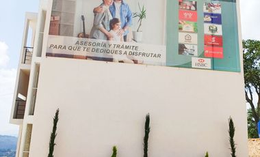 Departamento nuevo en Nicolás Romero con áreas verdes