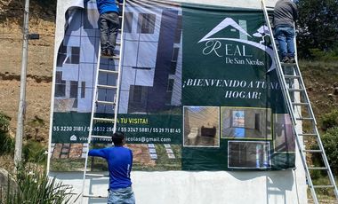 Departamento nuevo en Nicolás Romero con áreas verdes