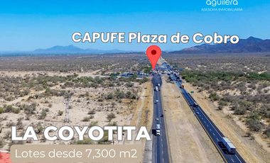 TERRENOS EN VENTA sobre la carretera 15 , justo pasando la caseta de cobro