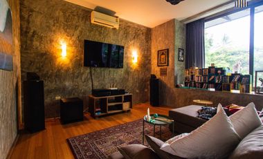Urgent Sale! Luxury Modern Loft-Style Riverside Home on Over 3 Rai of Land with Saltwater Pool & Solar System –  Tranquil atmosphere