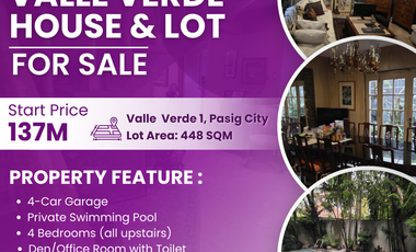 Valle Verde 1 Pasig, House and Lot For Sale