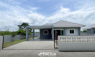 บ้านเดี่ยวชั้นเดียว บ้านสวนอัจฉรา อำเภอแปลงยาว ฉะเชิงเทรา (บ้านใหม่ในโครงการ)