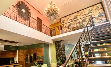 SELVAMAR HOUSE 4 BEDROOMS + STUDIO PLAYA DEL CARMEN , QUIET, NATURE