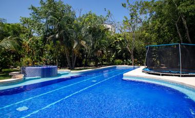 SELVAMAR HOUSE 4 BEDROOMS + STUDIO PLAYA DEL CARMEN , QUIET, NATURE